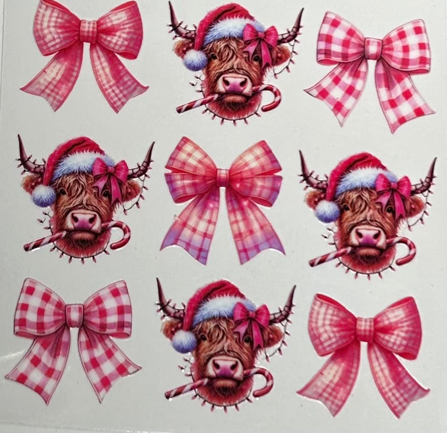 Christmas cows