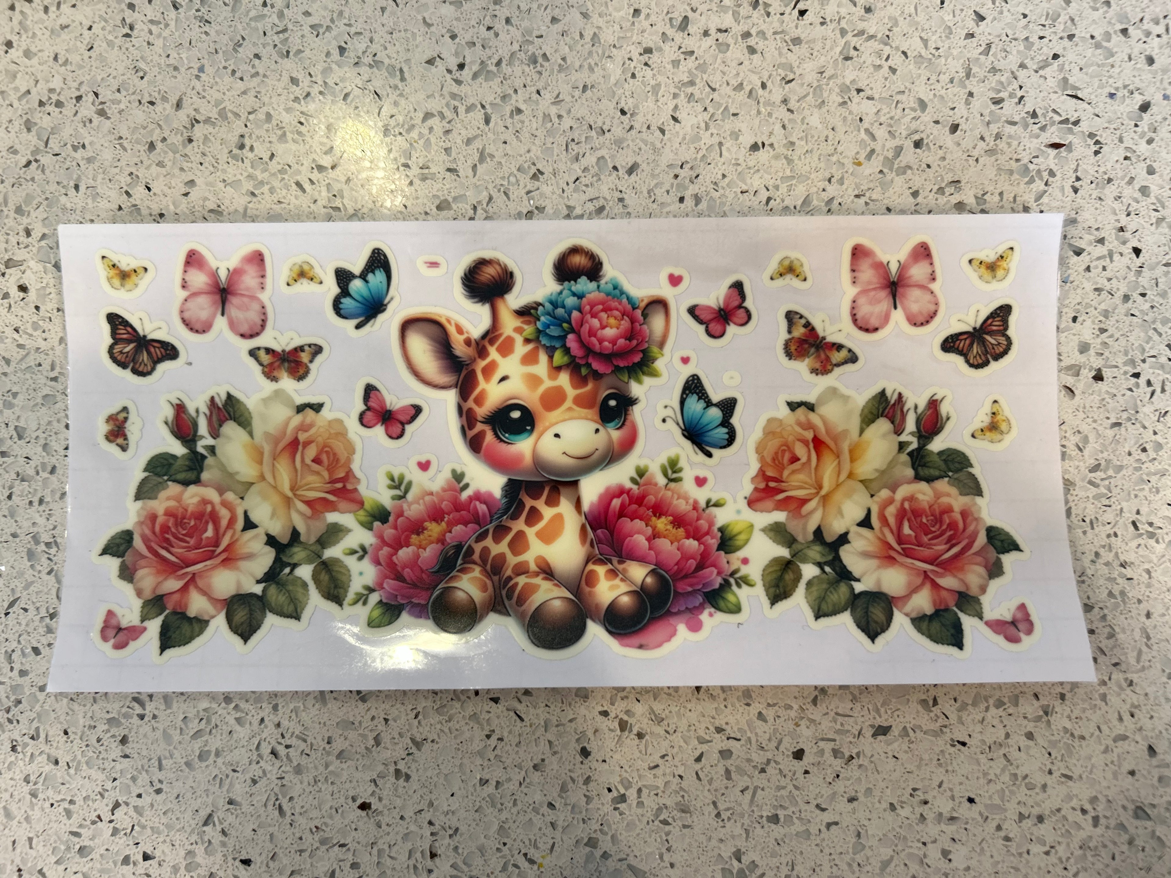 Glow in the dark giraffe