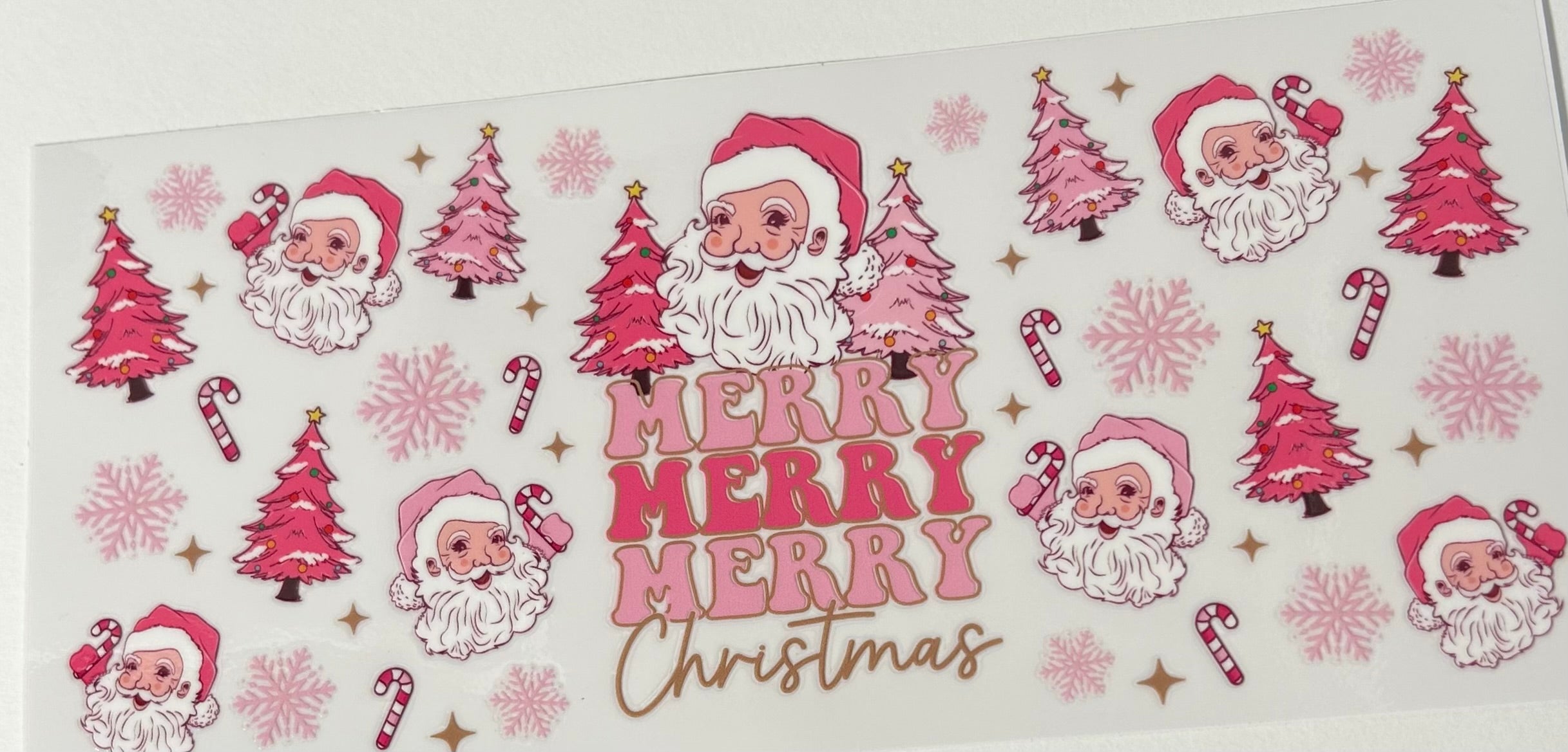 Pink Merry Christmas