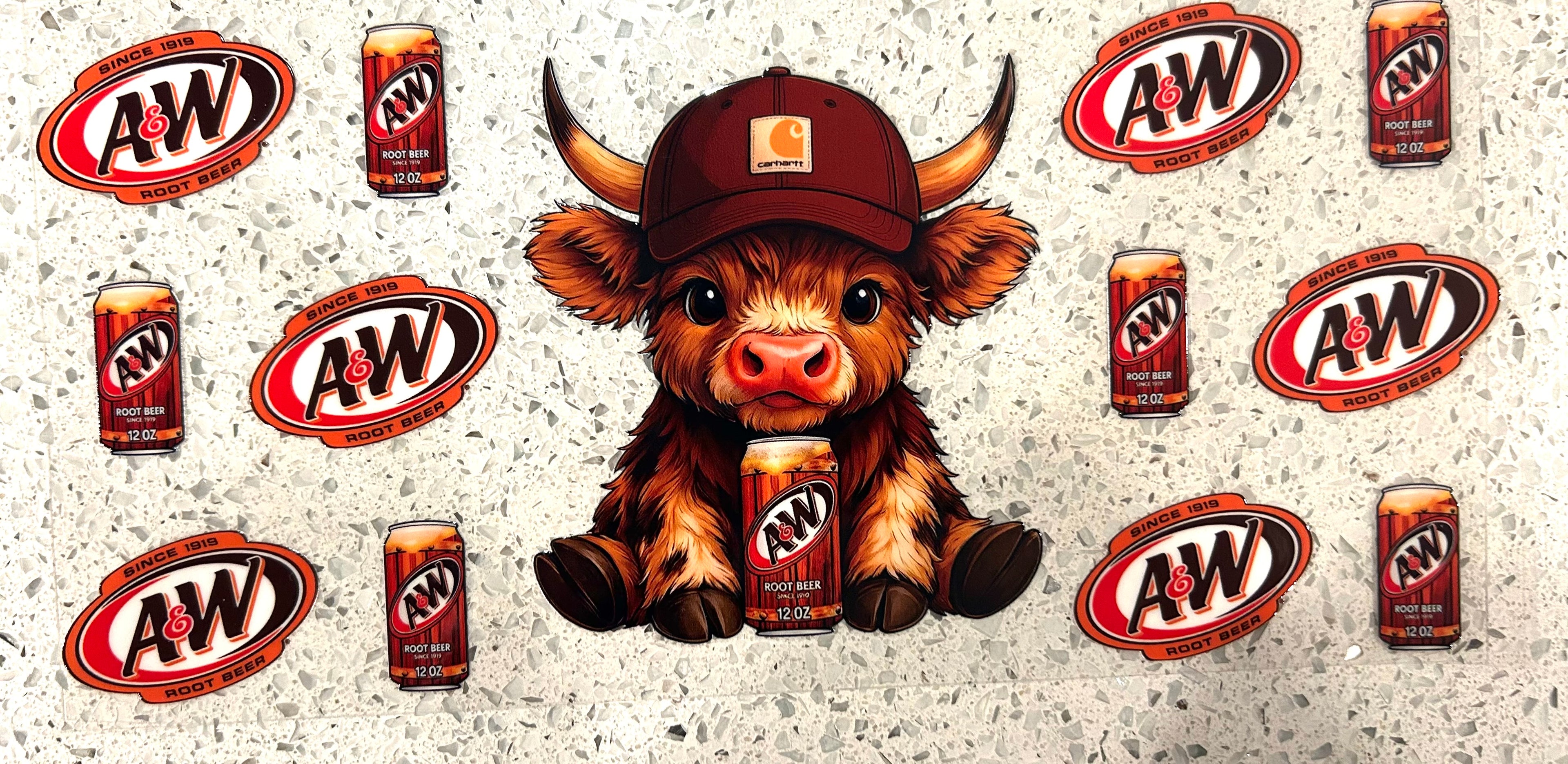 A&W cow