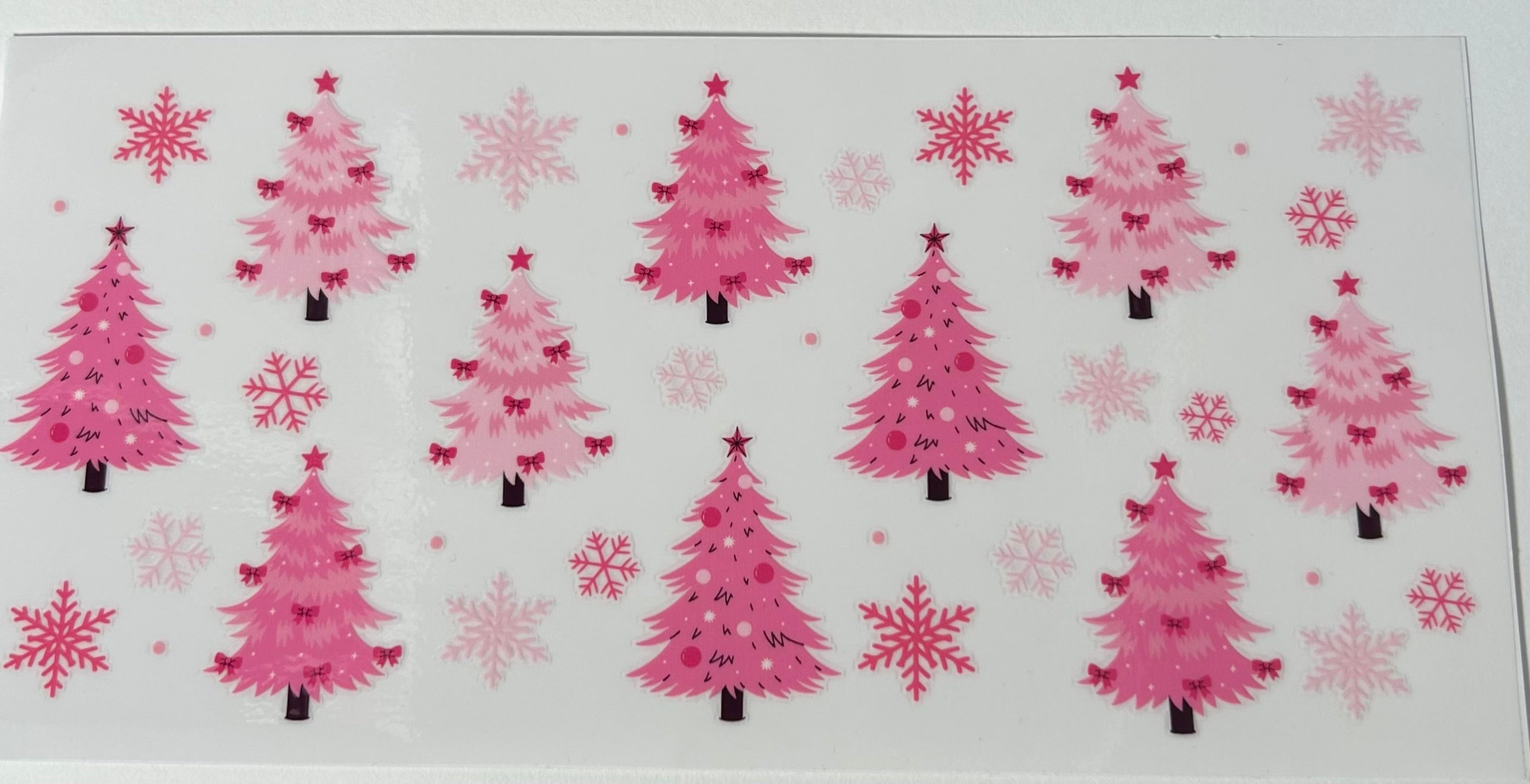 Pink Christmas trees