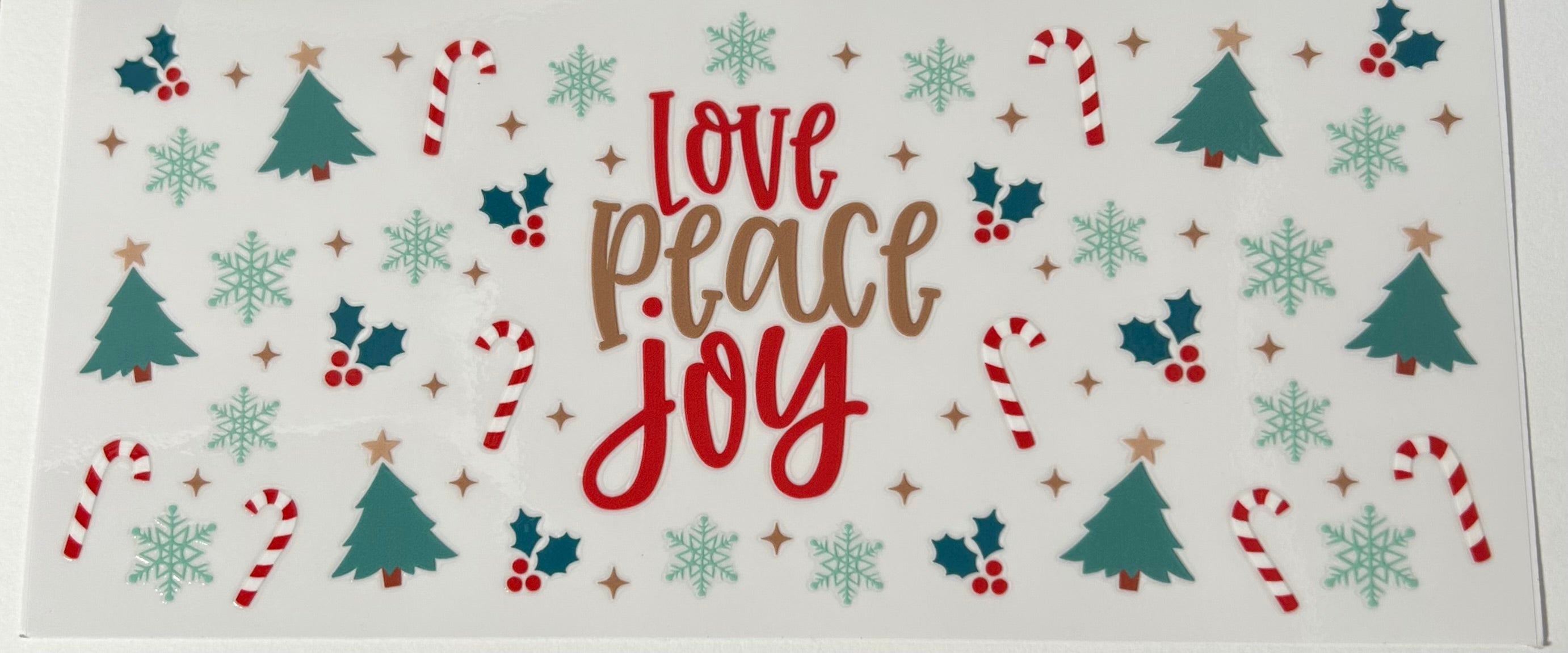 Love peace joy