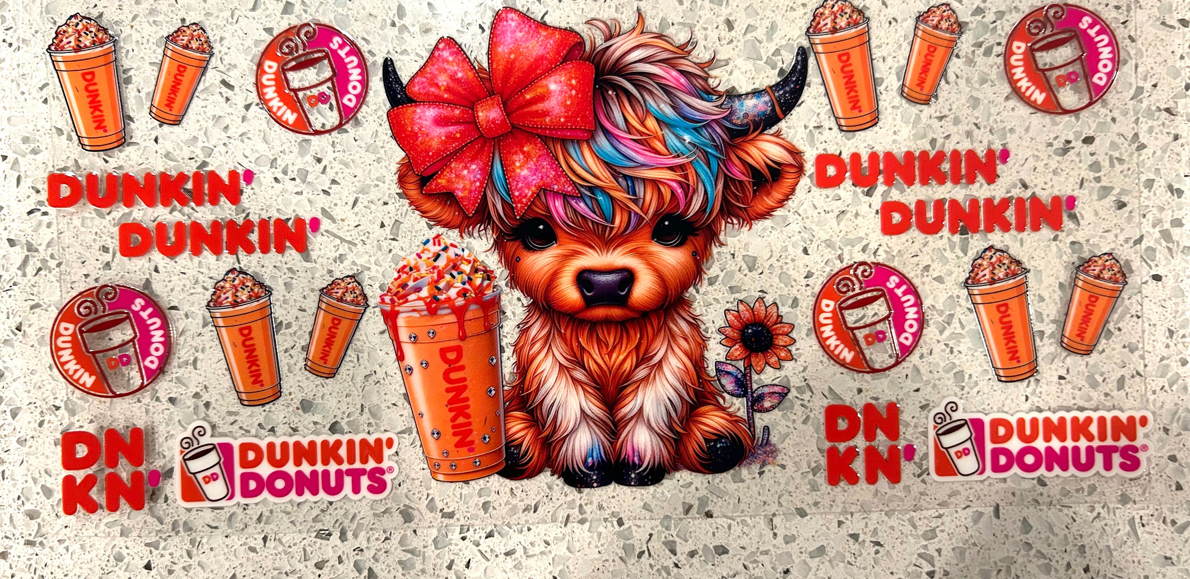 Dunkin’ donuts cow