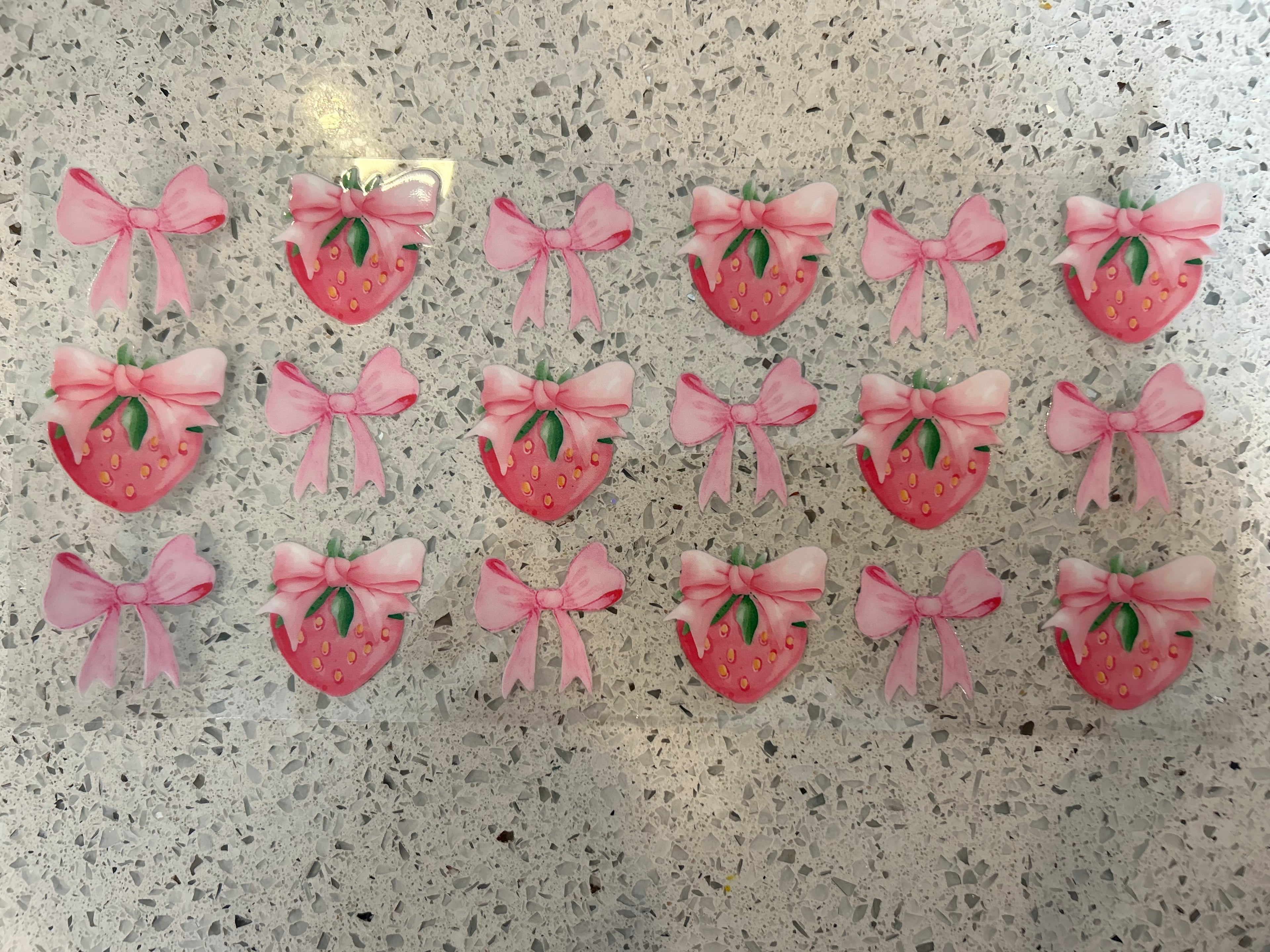 Strawberries and bows
