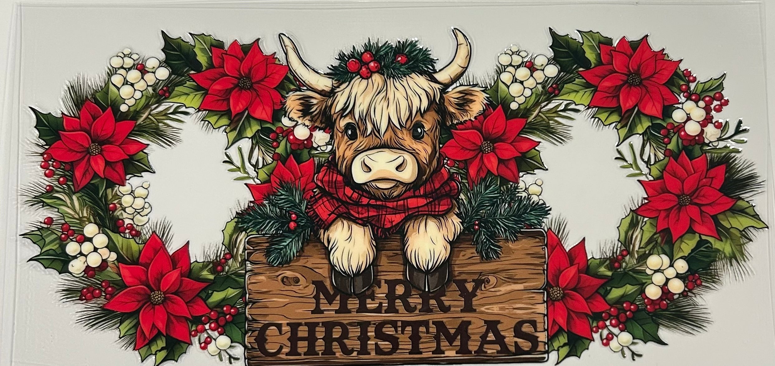 Cow Merry Christmas