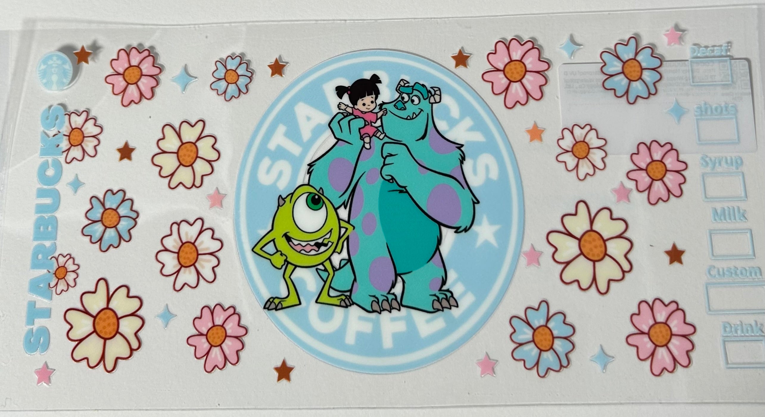 Monsters with flowers