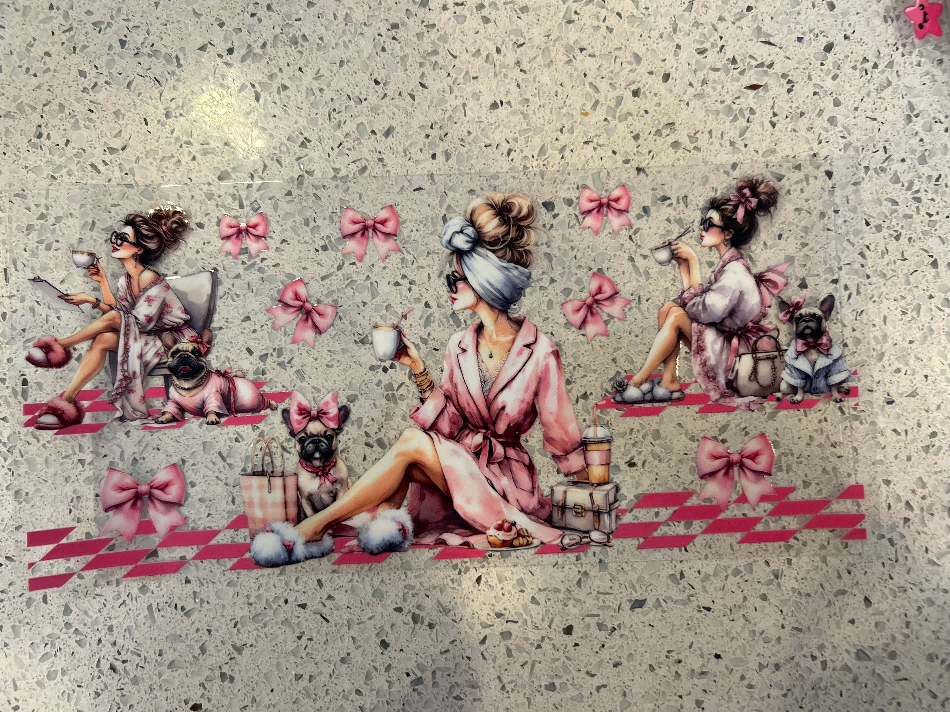 Beauty and French bulldog