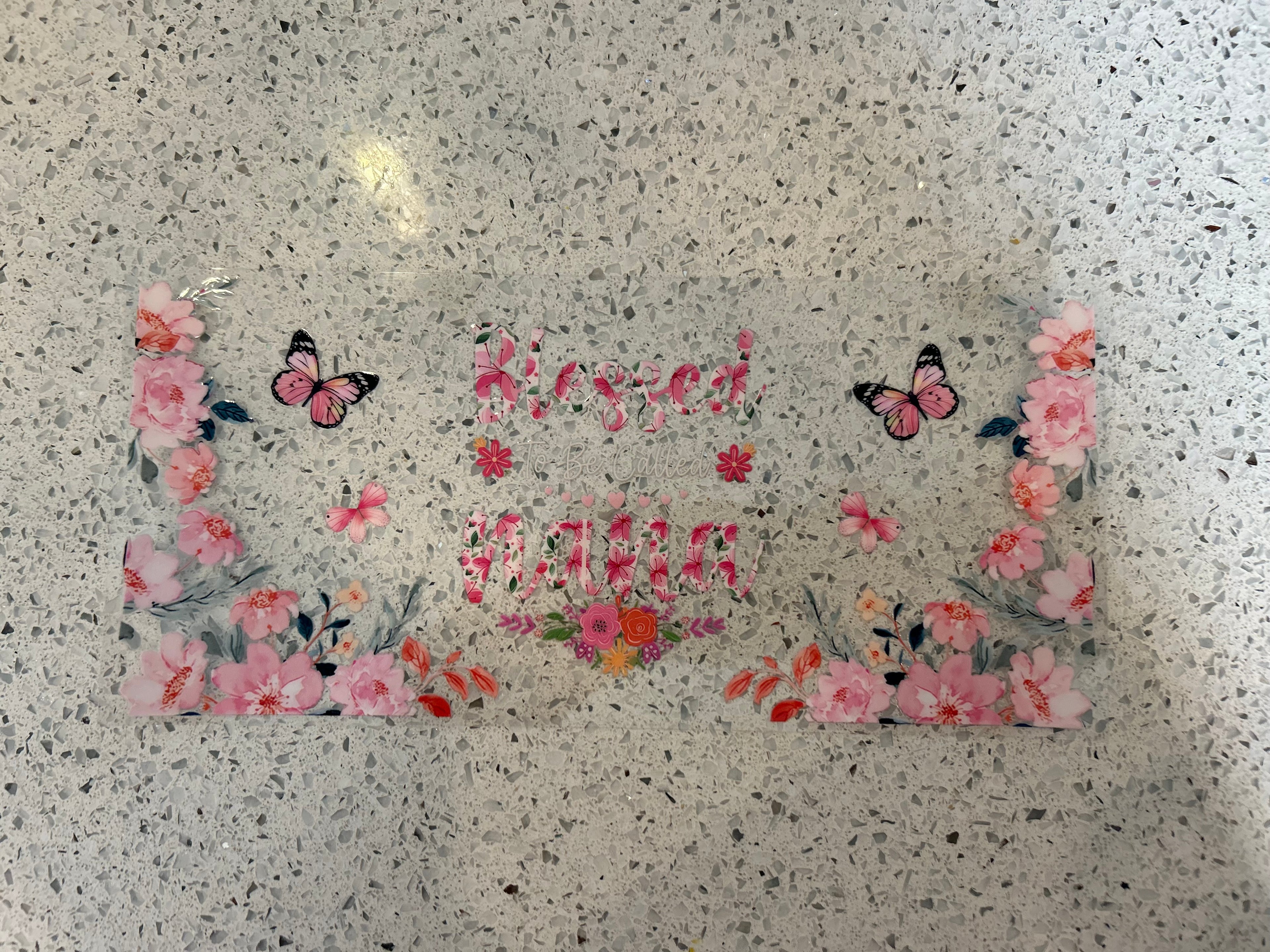 Nana , flowers and butterfly’s