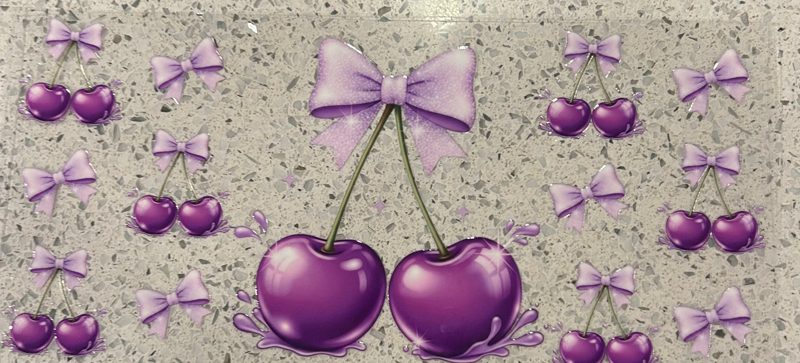 Bows and cherries