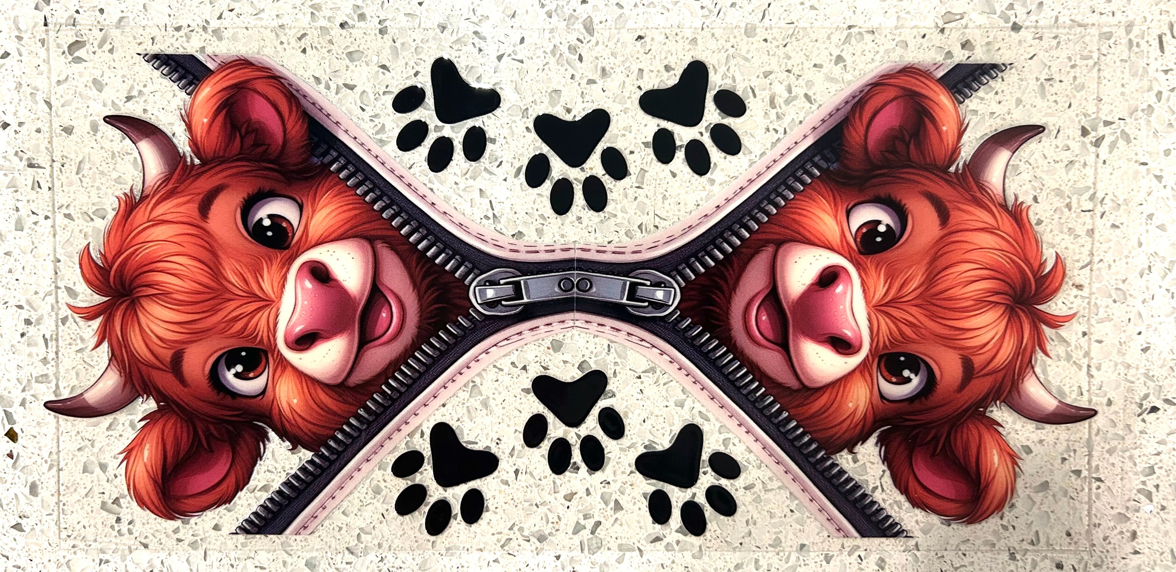 Zipper cow