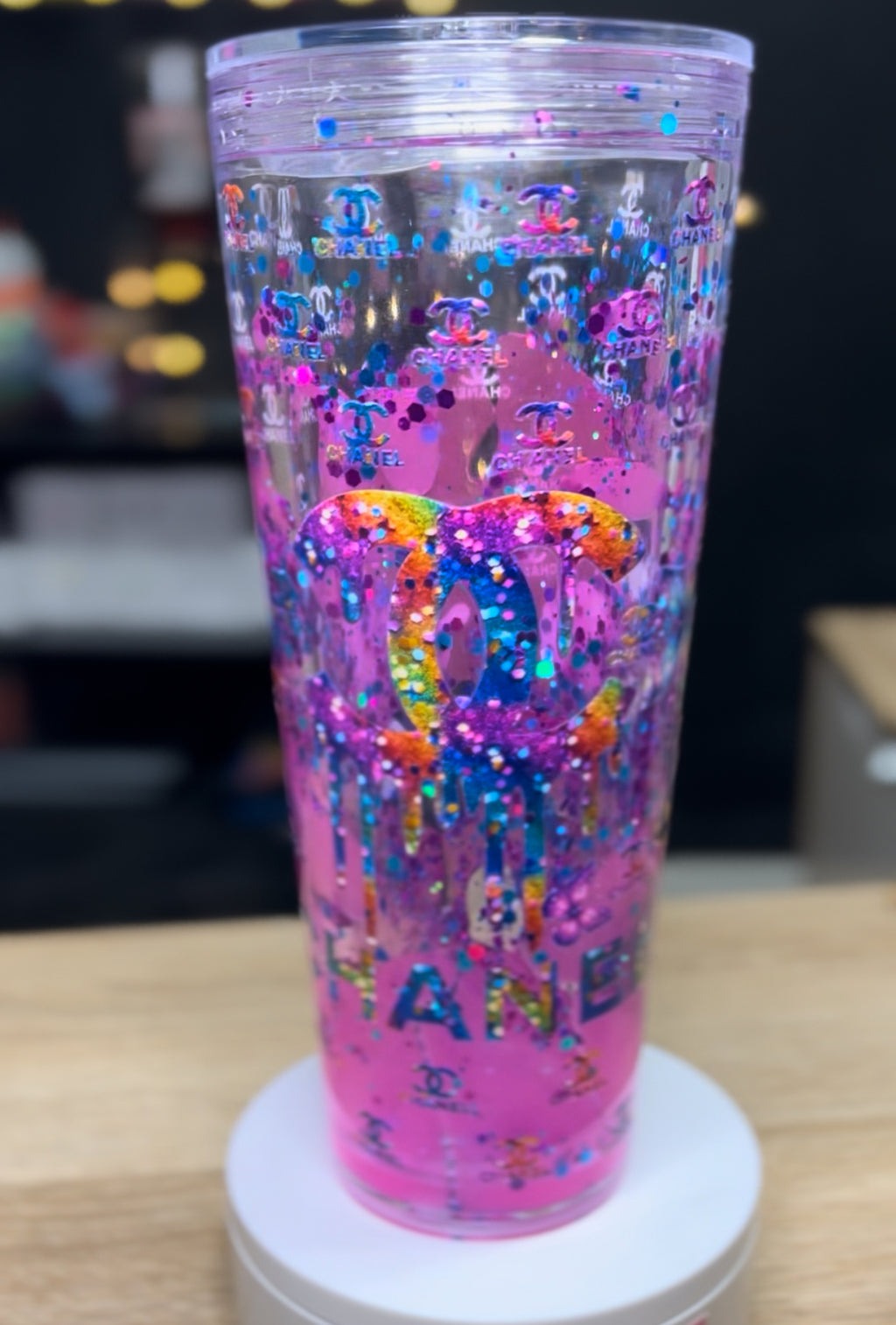 Glow Lava 24 Oz CC tumbler