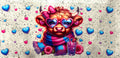 Pink cow