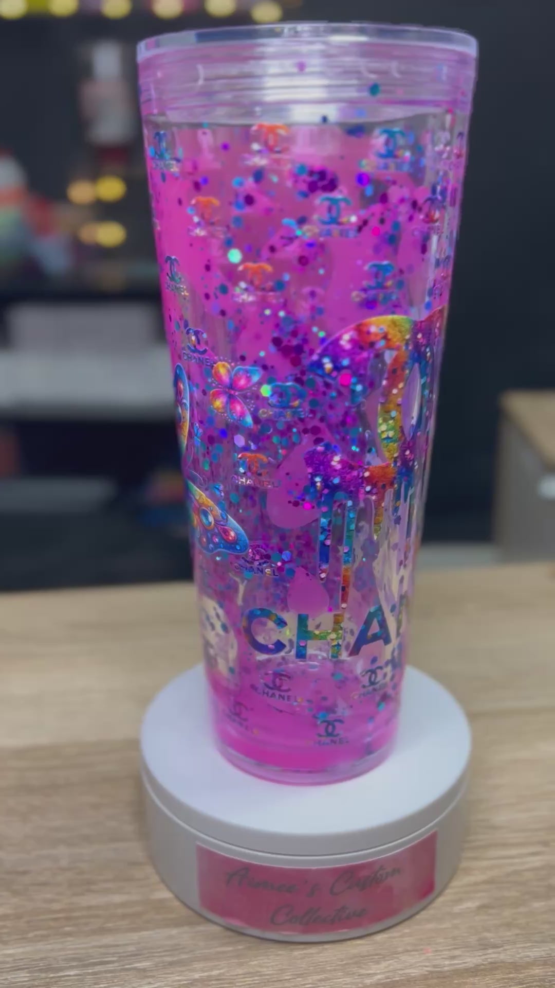 Glow Lava 24 Oz CC tumbler