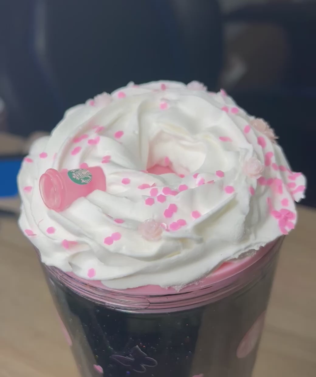 Starbucks 24oz lava with whip lid 🤩