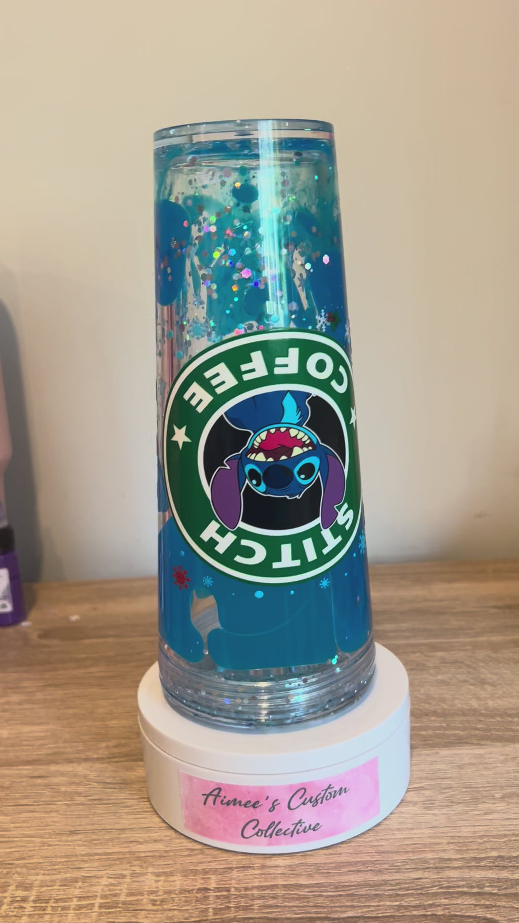 Stitch Christmas 24 oz Tumbler