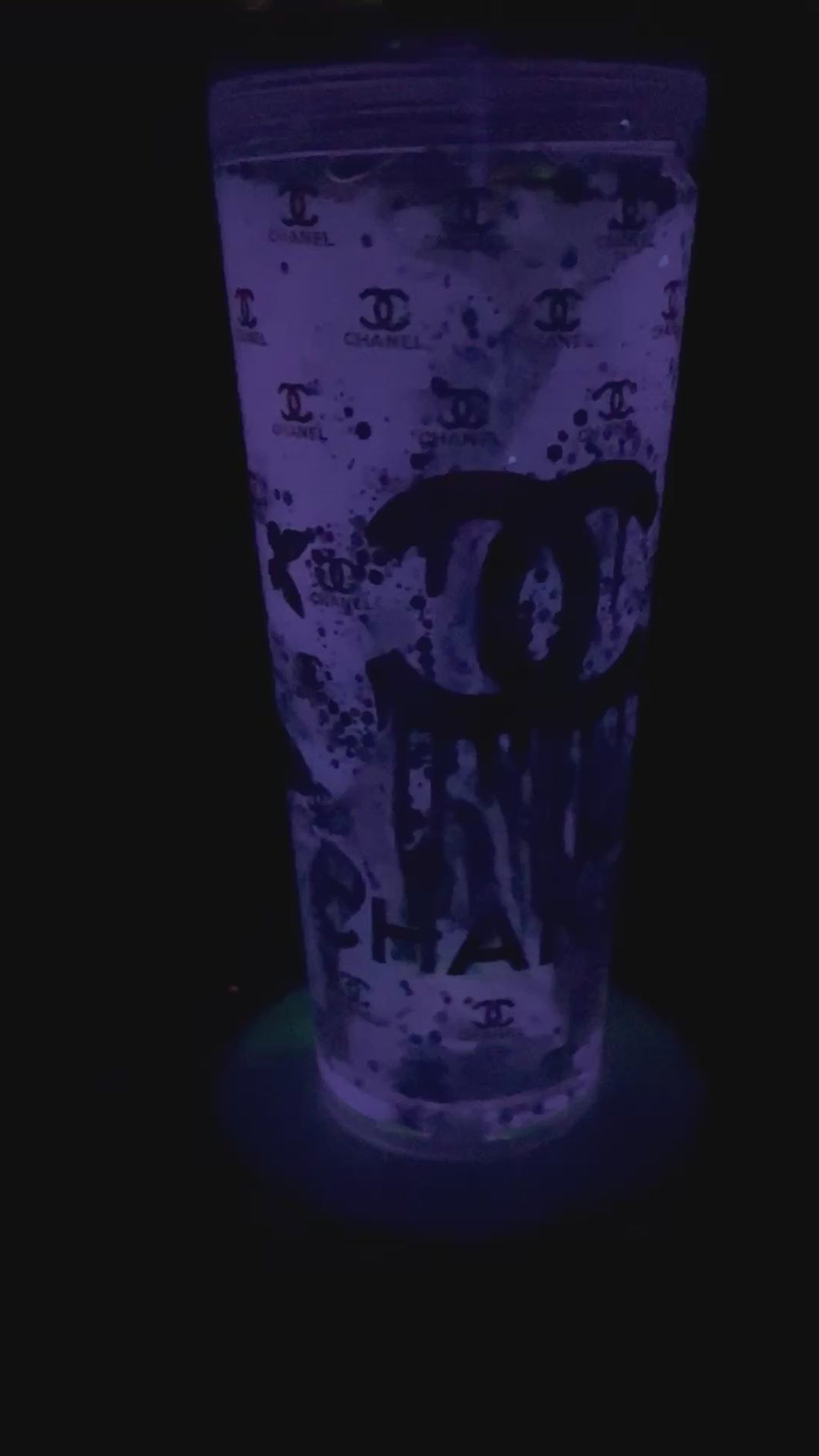 Glow Lava 24 Oz CC tumbler
